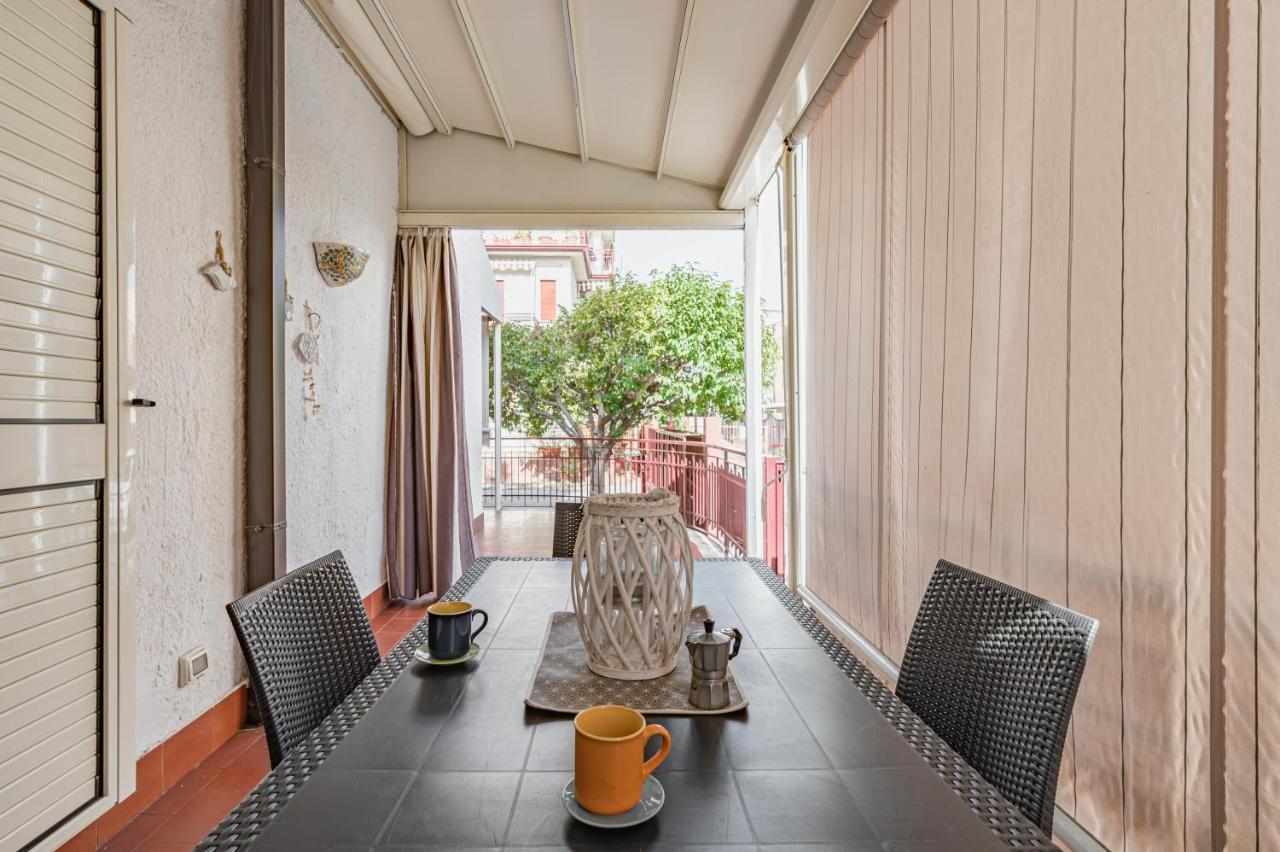 Naxos Bay Flat With Terrace 50 Meters From The Sea Apartment Giardini Naxos Luaran gambar